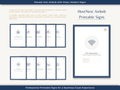 HostNest™ Printable Signs
